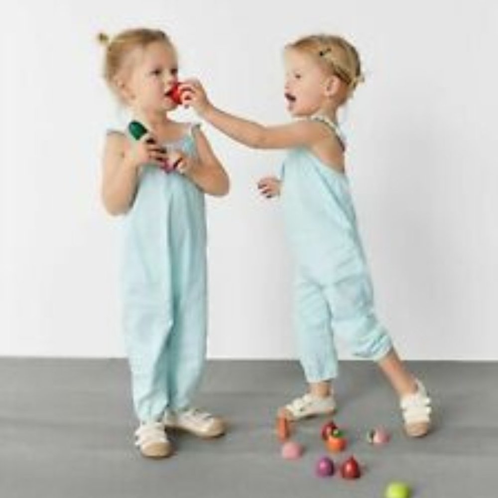 ZARA Girl Contrasting Jumpsuit with Ruffle |18-24M